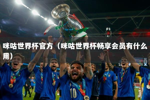 咪咕世界杯官方(咪咕世界杯畅享会员有什么用)