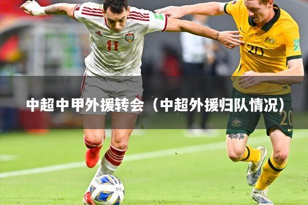 中超中甲外援转会(中超外援归队情况)