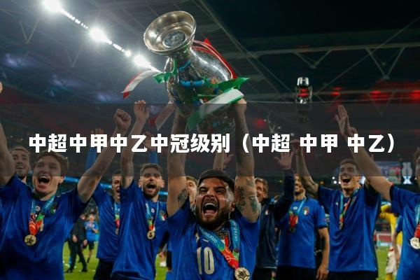 中超中甲中乙中冠级别（中超 中甲 中乙）
